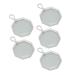 Makeup Puff Box Safe Powder Puff Storage Box Gray Portable Octagonal Dustproof for Powder Rooms for Beads