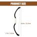 Hemoton 1 Set Arch Embroidery Eyebrow Ruler Eyebrow Ruler Tool Eyebrow Positioning Ruler Portable Pull Wire - Buy Online on SooperMarket.com