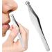 Dajidafu Nose Hair Trimming Tweezers Stainless Steel Nasal Hair Trimmer Grooming Scissor Eyebrow Trimmers Cleaning Tools - Buy Online on SooperMarket.com