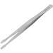Flat Tweezers for PCB Soldering & Arc Welding | Alloyed Steel Long Handle Straight & Curved Design - Buy Online on SooperMarket.com