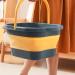 Yusseqdd Collapsible Foot Bath Basin - Multifunctional Large Capacity Foldable TPE Bucket for Home & Salon Use - Light Blue - Buy Online on SooperMarket.com