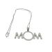 OralGos Sublimation Necklace Unique Mom Pattern Heat Transfer Clavicle Chain Jewelry for Mother's Day