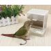 Hypeety Automatic Bird Feeder: No Mess Seed Food Container for Budgerigar, Canary, Cockatiel, Finch, Parakeet - Cage Accessories - Buy Online on SooperMarket.com