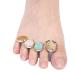 Toe Separators 8 Pcs Reusable Silicone Toe Spacers Nail Art Toe Separation Tool Pedicure Care(MY-02)