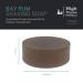 Bay Rum Shaving Soap Puck - 4 oz Large Bar in Travel Tin | Premium Men's Shave Soap Made in the USA - Buy Online on SooperMarket.com