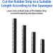 41 Inch Rubber Strip Glass Squeegee Refills Window Cleaner Scraper Strip Replacement Window Glass Cleaning Tool 2 Colors Black - Buy Online on SooperMarket.com