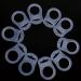Tiuimk Transparent Silicone Pacifier Ring | Prevents Pacifier from Falling | Safe & Stylish Design for Babies - Buy Online on SooperMarket.com