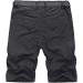 Men's Quick Dry Cargo Hiking Shorts | Lightweight & Stretchy | Multi-Pocket Outdoor Summer Short | 30-46 Sizes - Black - Buy Online on SooperMarket.com