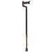 PCP Mobility Adjustable Cane Aluminum Orthopedic Handle Bronze Ice Cane 3/4-Inch Tip Size