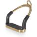 Equinate Safety Bar Charles 12cm Gold | Anti-Slip Rubber Tread Stirrup for Adults & Children | Ankle Relief - 2 Pieces - Buy Online on SooperMarket.com