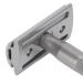 Safety Aircraft Double Edge Safety Razor | Ergonomic Brass Handle (Silver) - Buy Internationally at Your Store Name  - Buy Online on SooperMarket.com