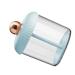 Healeved Sparkling Bottle Foaming Hand Pump Facial Foam Maker Bubble Foamer Facial Soap Face Cleaner Stuffed Marshmallows Bubble Maker Foam Dispenser Abs Simple Shampoo 10.50X7.80X7.80CM Blue