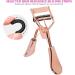 Eyelash Curler with Comb - Metal Lash Curler with Refill Pads | Precision Eye Makeup Tool for Women & Girls - Buy Online on SooperMarket.com