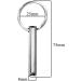 Stainless Steel Key Ring Anxiety Ring Stress Relief Whistle Gold Meditation Breathing Exercise Device for for Women Men Mindful Breathing Relax Relief Stress Relief Calming Down (Rose Gold) - Buy Online on SooperMarket.com
