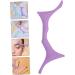 WOFASHPURET Eyebrow Shaping Stencil brow shaping template silicone makeup stencil eyebrow guide template mold eye protection Auxiliary Eyebrow Stencils 17.3x5.9cm Purple - Buy Online on SooperMarket.com