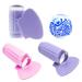 2.8cm Nail Art Transparent Stamp Scraper Image Plate Transfer Manicure Tool Transparent Convenient and Environmentally Friendly