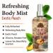 OKAY Fragrance Exotic Peach Body Mist - Body Spray for Women Light Perfume Mist for Skin Clean Refreshing Scent Uplifting and Fruity Silicone and Paraben Free - 8 Fl Oz - Buy Online on SooperMarket.com