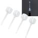 4-Piece Ear Cleaner Set | Silicone Earlopes & Ear Wax Removal Tools | Compatible with Ear Waxing Endoscope & Listening Amplifier - Buy Online on SooperMarket.com