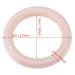Organic Wooden Teething Rings - Set of 10 Smooth Teething Toys | 7cm & 5cm Diameter | Safe & Natural Baby Comfort - Buy Online on SooperMarket.com