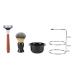 Qinlorgo Home Shaving Kit | Multifunctional 4-Part Set - Stainless Steel Razor Brush & Bowl for a Perfect Shave - Buy Online on SooperMarket.com