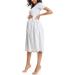 Love2Mi Short-Sleeve Maternity Dress XL - White Grey Stripe | Casual A-Line Midi Pregnant Dress - Buy Online on SooperMarket.com