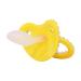 Handmade Diamond Big Shield Adult Pacifier Dummy - Yellow Seashell Design - Buy Online on SooperMarket.com