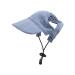 Predolo pet sports hat fashionable dog solar hat with ear holes sun protection hats dog peaked cap dog baseball cap for small dogs blue XL