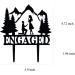 Mountain Engagement Cake Topper Man Proposes To Woman Cake Topper Cake Decorations for Engagement/Bridal Shower/Wedding/Proposal Party - Buy Online on SooperMarket.com