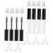 Gogogmee 1 Set Empty Eyelashes Cosmetic Tubes Mascara Tube and Wand Empty Mascara Tube with Wand Mascara Bottles Empty Eyeliner Bottle Mini Lip Gloss Bottles Liquid Eyeliner Bottle