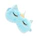 KESYOO Travel Eye Mask Sky-Blue Eye Cover Super Soft Lovely Eyeshade Night Blindfold Eye Patch Kids Eye Mask Sky-blue 19.5*8.5cm
