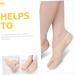 FOMIYES Mens Invisible Toe Separator Boat Socks - 1 Pair | Men & Women Orthodontic Toe Correcting Socks | Comfortable Toe Wraps & Bandages - 17.8x8cm - Buy Online on SooperMarket.com