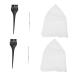 minkissy 2 Sets Hair Coloring Set Stretch Suit Hair Coloring Tools Crochet Kit Highlight Tipping Cap Highlight Cap Silicone Hair Tint Hat Silicone Hair Staining Cap Dyeing Hair Coloring Cap