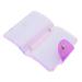 Mikinona Nail Art Card Holder Stamp Template Holder Stamping Plates Storage Bag Nail Art Plates Organizer Nail Art Stamp Rectangular Nail Shell Nail Image Plate Bag Nail Art Pouch As 19x14.5cm Pink