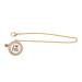 Non-Toxic Baby Pacifier Set with Chain Clip - Attractive White Pacifiers for Photo Shoots | International Shipping Available - Buy Online on SooperMarket.com