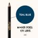 kiss new york Professional Slim Eye Pencil | Creamy Soft Eyeliner in Teal Blue | Long-Lasting Water-Resistant Formula for Natural Eye Makeup - Buy Online on SooperMarket.com