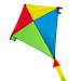 Cim Great Children's Dragons - Super Dragons Rainbow Eddy XL - Insliner Flight kite for children from 6 years - 90x98cm - including 80m kite cord and striped tails