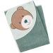 Buy Sterntaler Hooded Towel for Babies & Children - Personalized Bear Motif Bathing Towel 80x80cm Green Striped - Perfect for Boys & Girls - Buy Online on SooperMarket.com