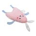 Warmhm Baby Comfort towel BabyPuppe Toy for toddlers Babies Baby Toys Towels Bathletel Towel Towels for Babies Newborn Polyester Hand Pades Tier Rosa 30.00x15.00x0.20cm