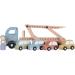 Buy Little Dutch 7095 FSC Wooden Car Transporter with 4 Cars - Eco-Friendly Toy for Kids | International Shipping Available - Buy Online on SooperMarket.com