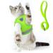 Supet cat dishes Breakfast Cat lines with dishes for cats soft cats vest for kitten dogs chihuahua (green) s (chest size: 26-32 cm) green