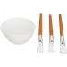 TYTOGE Facemask Mixing Tool Set Multifunctional Reusable Silicone Face Mask Bowl Wooden Brush Set for Oils Moisturizers - Buy Online on SooperMarket.com