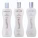Biosilk 3 Piece Silk Therapy Shampoo  Conditioner and Serum Kit