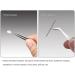 sunree 4-Piece Set of Stainless Steel Combination Tweezers Elbow Tip Labor-Saving Pliers -Reverse Flat-Mouth Stamp Clips - Buy Online on SooperMarket.com