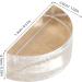 Hemoton Eye Shadow Plate Highlighter Press Stamp Blush Press Stamp Makeup Repair Tool Tamper Acrylic 2.60X1.30X0.90CM Transparent - Buy Online on SooperMarket.com