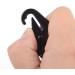 Selighting Tactical Carabiner - 2 PCS Molle Belt Snap Hook Keychain for Molle Bag & Outdoor Activities - Black - Buy Online on SooperMarket.com