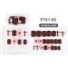 dijiusidy False Nail Perfect Matching Simple to Wear Fingernail Full Coverage Press Type Strong Viscosity Adjustable Paster Type 37 F741 Type 37 F741 - Buy Online on SooperMarket.com