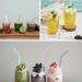 10 All Straws - Reusable Silicone Straws for 30 and 20 oz - Flexible Easy to Clean with 1 Carrying Bag and 2 Cleaning Brushes Multicolor BPA Free Bent Smoothie Straw - Buy Online on SooperMarket.com