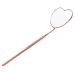 Eyelash Inspection Mirror Eyelash Mirror for Extension Heart Shape Eyelash Mirrors Eyelash Check Mirror Make up Magnifier Salon Eyelash Extension Mirror Lash Mirror for Lash Tech 18.7x5.6x0.8cm