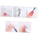 Healeved Gel Nail Polish Remover Cuticle Trimmer Nail Embellishments Cuticle Pusher Orange Hair Bow Pusher Gel Barber Station Organizer Gel Polish Remover Portable Nail Pusher Symphony medium Colorful - Buy Online on SooperMarket.com