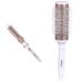 Conair CD702GNC Double Ceramic 1.25" Curling Iron & Double Ceramic Thermal Round Blow Drying Brush For Women Men All Hair Types-Lengths (58778WC -4CT) White